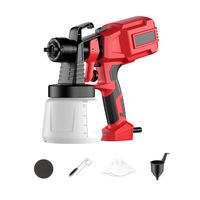 Pistol Semprot Cat Furnitur Mobil DIY Bertenaga Baterai Lithium Ion Berkualitas Tinggi, Mesin Pistol Semprot Udara Listrik Otomatis