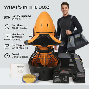 Scooter Subacuático Gliway de 300W, Recarga Rápida, para Adultos/Niños, PVC Ecológico, 40-60min, para Piscina, Buceo, Snorkel, Mar - Product Image 6