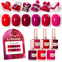 Kit de vernis gel OEM&ODM, même couleur, même flacon, marque privée, vente en gros, sans HEMA ni TPO, vernis à ongles en gel, logo personnalisé