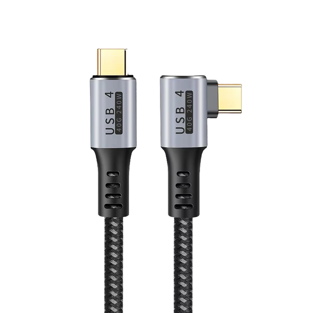 USB4 Charging Cable Type-C Data Cable PD240W 40Gbps High-Speed Video Transmission Compatible