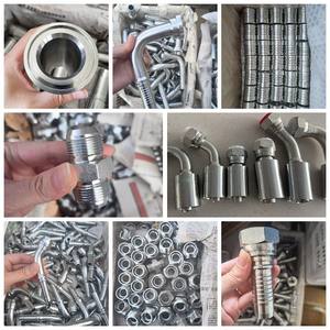 26711 יא"ה נקבה 74 קונוס מושב SAE J514 יא"ה נקבה צינור הולם הידראולי חלקי יא"ה חוט פלדת פחמן צינור <span class=keywords><strong>Swaged</strong></span> אבזרי - Product Image 3