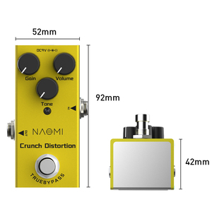 เอฟเฟคกีตาร์ไฟฟ้า NAOMI Crunch <span class=keywords><strong>Distortion</strong></span> Effect Mini Single <span class=keywords><strong>Distortion</strong></span> - Product Image 2