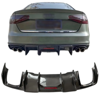 Diffuseur en fibre de carbone sèche adapté à l'Audi S4 A4 B8.5 diffuseur de pare-chocs arrière kit carrosserie diffuseur Audi a4 b8
