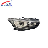 Nouvel ensemble de phares avant AFS rotatifs adaptatifs 2018 Infiniti Q50 avec feux de jour LED orientables pour le virage 12V