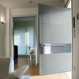 Moderno doppio ingresso ingresso Pivot grande sicurezza blindato <span class=keywords><strong>esterno</strong></span> in alluminio per case alberghi ville sale produttore cina - Product Image 5