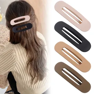Grote 10.5Cm Eendenbek Zijclip Haarspeld Eenvoudig Vast Kapsel Accessoire Voor Vrouwen En Meisjes Dagelijks Gebruik