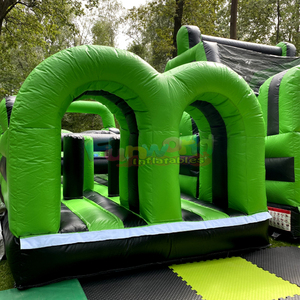 Castillos inflables gigantes para fiestas infantiles al aire libre, parque de juegos inflable con obstáculos para adultos. - Product Image 5