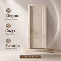 Porte intérieure en bois blanc minimaliste de haute qualité TECHTOP, épaisseur 40 mm, isolation phonique, chambre à coucher, salon, appartement, villa