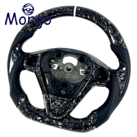 Volant personnalisé en fibre de carbone forgée blanche pour Ford Fiesta Mk7 Mk7.5 2010-2016