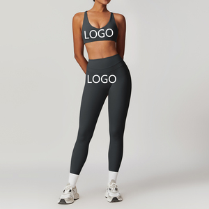 Yoga a vita alta aderente attillata da donna Yoga aderente e bella tuta da Fitness per la schiena da corsa - Product Image 5