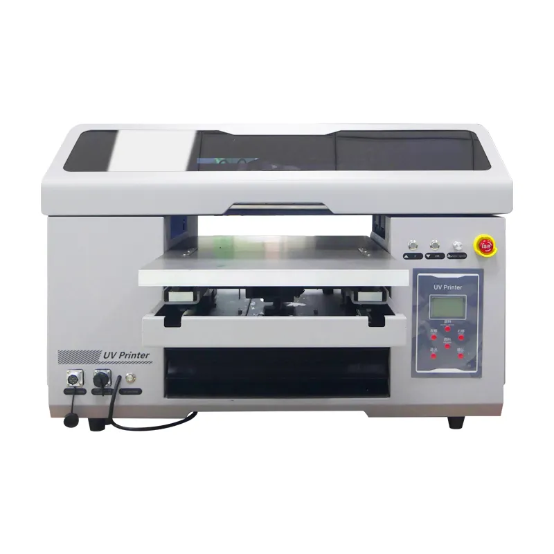 4060uv máy in nhỏ phẳng tinh thể Sticker truyền nhiệt in ấn Hollow kim loại da Vải Acrylic máy in