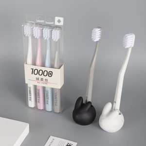 Zannerlove Toothbrush Soft Bristle Wide Head Adult <b>Gum</b> Care Manual Cleaning Toothbrush - Product Image 2