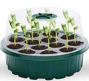 Trois pièces jetables PET 13 trous boîte de <span class=keywords><strong>semis</strong></span> jardin Pot de fleur charnu <span class=keywords><strong>semis</strong></span> feuille insérer conservation de la chaleur hydratant - Product Image 2
