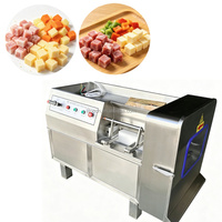 Machine à découper la viande et les légumes SUS304, machine à découper la viande congelée micro-découpée 3D personnalisée, machine à découper de 3 mm, 7 mm, 10 mm, 12 mm