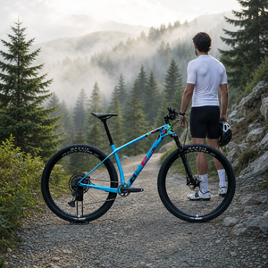 Bicicleta de Montaña Ultraligera de <span class=keywords><strong>Carbono</strong></span> con Cuadro Rígido, 12 Velocidades, Transmisión de Amplio Rango, <span class=keywords><strong>29</strong></span> Pulgadas, XC Racing, Frenos de Disco Hidráulicos, <span class=keywords><strong>Ruedas</strong></span> de Aleación de Aluminio para Adultos - Product Image 5