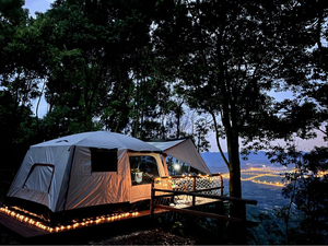Nouvelle tente de Camping pliable pour 10 personnes <span class=keywords><strong>tout</strong></span> <span class=keywords><strong>compris</strong></span>, tente d'extérieur en vinyle épais résistant à la pluie - Product Image 5
