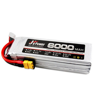 6000mAh 60C 2-6S Oplaadbare LiPo-accu voor RC-boten, RC-auto's en FPV-race drones - Product Image 1