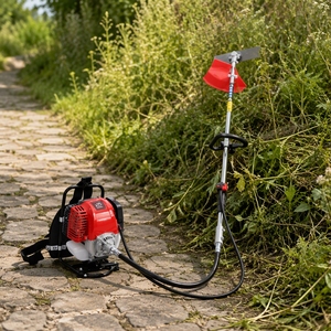 Grass Cutter for Garden Farm Weeding Backpack Type High-power Brush Cutter Two-Stroke Grass Trimmer - Product Image 1