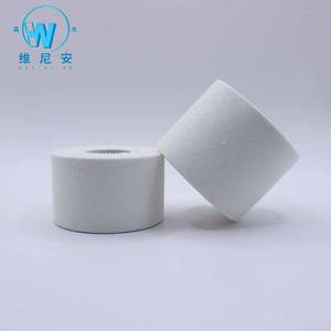 Yimmer Pita Olahraga Medis Kelas I Berkualitas Tinggi Logo Kustom 3.8cm*10m Katun Putih Bernapas Ramah Kulit - Product Image 2