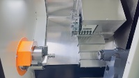 Mini tour CNC automatique à lit incliné TCK36A pour le tournage des métaux avec guide linéaire Taiwan Tourelle de puissance de tour CNC de type Torno