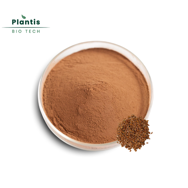 Flax Lignans Flaxseed Extract Powder Linum Usitatissimum Seed Water Soluble Antioxidant Food Grade Flax Lignans SDG Powder