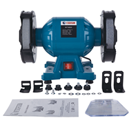 Meuleuse d'établi professionnelle BYT-BG02 150 mm, machine à meuler électrique 250 W pour l'affûtage et le polissage des métaux