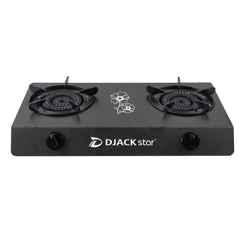 Djack Star 8042-F40เตาแก๊สแก้วเทคโนโลยีขั้นสูงเตาแก๊สไฟฟ้าเตาแก๊สแก้ว