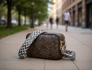 Borsa a Tracolla da Donna con Motivo Orso e Chiusura a Cerniera, per Tutte le Stagioni, in Poliestere - Product Image 2