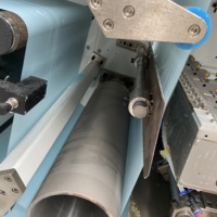 WellDone nouvelle ligne de production de stratification de machine à serviettes hygiéniques pour adultes avec pompe à moteur Plc Gear pour la fabrication de serviettes hygiéniques