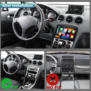Autoradio GPS pour <span class=keywords><strong>Peugeot</strong></span> <span class=keywords><strong>308</strong></span> 2011-2017 9/7 pouces Appareil d'autoradio double 2Din 4 cœurs Quad Stéréo GPS Navigation Autoradio Android - Product Image 2