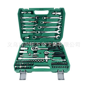 Juego de Herramientas de Reparación Automotriz Chton de 82 Piezas, Juego de Llaves de Trinquete de 1/2 Pulgada, Acero al Cromo Vanadio, Estuche Rígido - Product Image 5