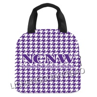 Sac isotherme élégant imprimé Gamma Phi Delta Sorority, imperméable et réutilisable, pour événements et cadeaux souvenirs