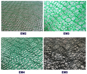 EM3 em4 em5 3D thảm thực vật <span class=keywords><strong>Net</strong></span> geomat công nghiệp ngoài trời nhựa HDPE đào đất sản phẩm cho công viên cảnh quan Dốc bảo vệ - Product Image 6