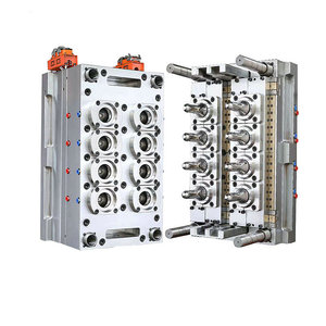 Molde de preforma de plástico de la fábrica de moldes Taizhou Huangyan Zhongmao, molde fijo de dos partes para cabezales de cobre, disposición vertical - Product Image 5