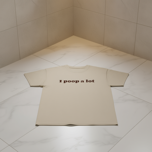 Camiseta divertida con meme 'I Poop A Lot', regalo ironico e inapropiado para <span class=keywords><strong>novia</strong></span> o novio - Product Image 3