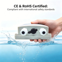 Capteur de chlore résiduel LoRaWAN à double paramètre 0-20mg/L avec compensation automatique de la température CE RoHS