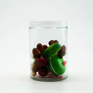 Récipients de stockage en verre Home <span class=keywords><strong>Deco</strong></span> 8oz 16oz 250ml 500ml pots de bougie de bénédiction en verre transparent recyclé avec couvercles en métal - Product Image 4