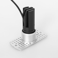 VJC 6W IP65 Plafonnier LED encastré semi-profond rond moderne pour extérieur en aluminium étanche à fixation fixe et profilé fin