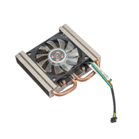 Refroidisseur de processeur avec caloduc en cuivre et ventilateur PWM, dissipateur thermique en aluminium pour processeur haute puissance et équipement industriel