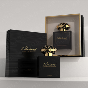 50ml Luxury High-End Perfume Glass <b>Bottle</b> Pump Sprayer Thick Bottom Empty Customizable Caps Custom Logo Premium Packaging <b>Box</b> - Product Image 5