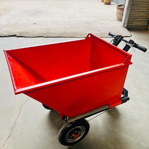 Camion benne électrique 3 roues premium 500 kg - Basculeur de marchandises motorisé rechargeable à poussée manuelle pour travaux de construction lourds - Product Image 6