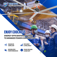 Ventilateurs industriels HVLS pour entrepôts, usines et gymnases, de 8 à 24 pieds, ventilateurs de plafond HVLS
