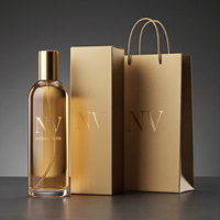 Flacon de parfum en verre de luxe de haute qualité 100 ml, emballage personnalisé avec boîte, base épaisse, conteneur cosmétique, vente en gros OEM