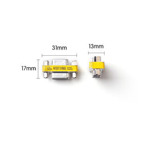VGA Female to Female Adapter SVGA Coupler HD15 Mini Gender Changer VGA Cable Extender for Computer Monitor Projector - Product Image 4