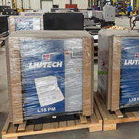 Pour Atlas Copco Liutech série L compresseur d'air à commande intelligente 18Kw 22KW 55KW opération facile moteur 380v refroidi à l'air lubrifié