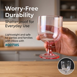 Copa de Brandy de Plástico PS Irrompible, Copa de Vino de Tallo Corto, Copa de <span class=keywords><strong>Whisky</strong></span> Reutilizable para Bar, Bodas, Fiestas, Picnic - Product Image 6