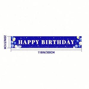 Drapeau personnalisé d'anniversaire en polyester PVC double face avec logo, pour extérieur, à prix abordable - Product Image 3