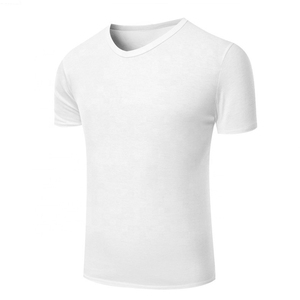 Cheap Wholesale Tshirts Mens White Colour Blank Cotton Promotional T Shirt