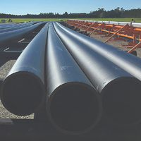 Système de pipeline d'alimentation en eau en PEHD de grand diamètre PE100 pour l'irrigation agricole et les projets de transfert d'eau industrielle