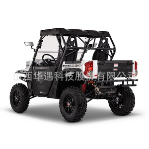 รถอเนกประสงค์ขับเคลื่อน 4 ล้อ 4x4 UTV เครื่องยนต์ 4 จังหวะ เบนซิน เกียร์ธรรมดา สำหรับขับขี่ออฟโรด พร้อมกระบะบรรทุก สำหรับผู้ใหญ่ ใช้ได้ทุกสภาพพื้นผิว - Product Image 5